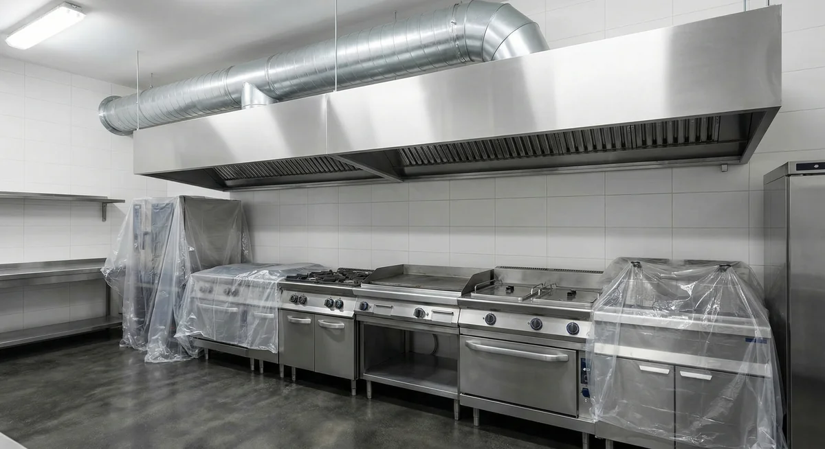 Exhaust hood cleaning in an Atlanta commercial kitchen